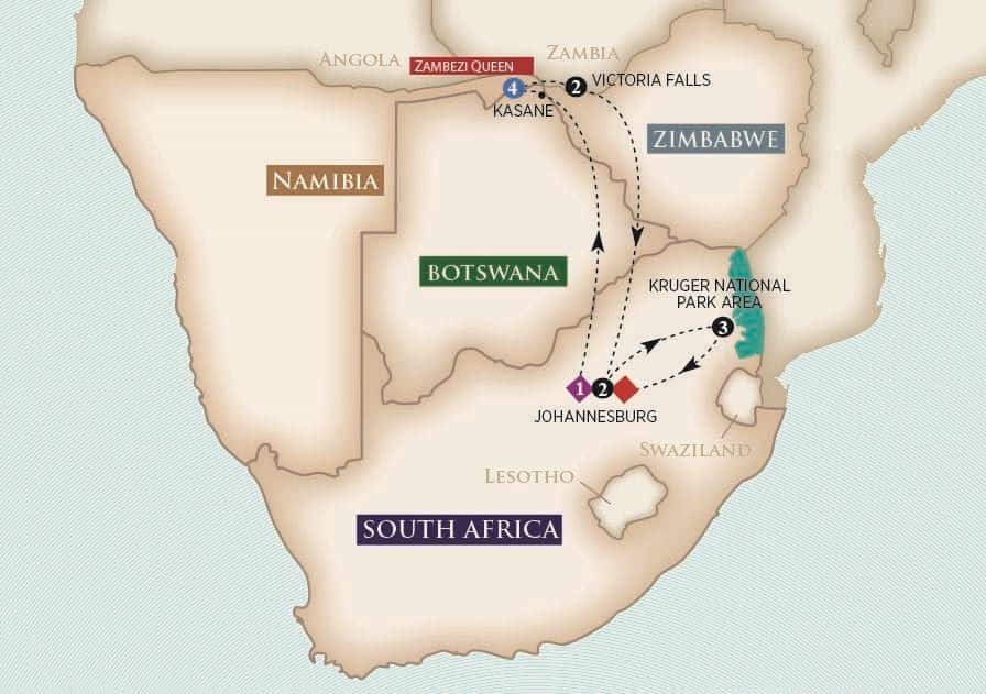 <span>13 Day AmaWaterways River Cruise from Johannesburg to Johannesburg 2024</span>
