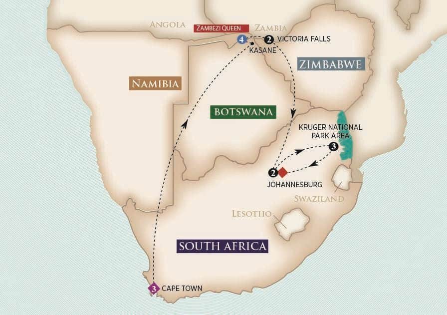 <span>15 Day AmaWaterways River Cruise from Cape Town to Johannesburg 2024</span>