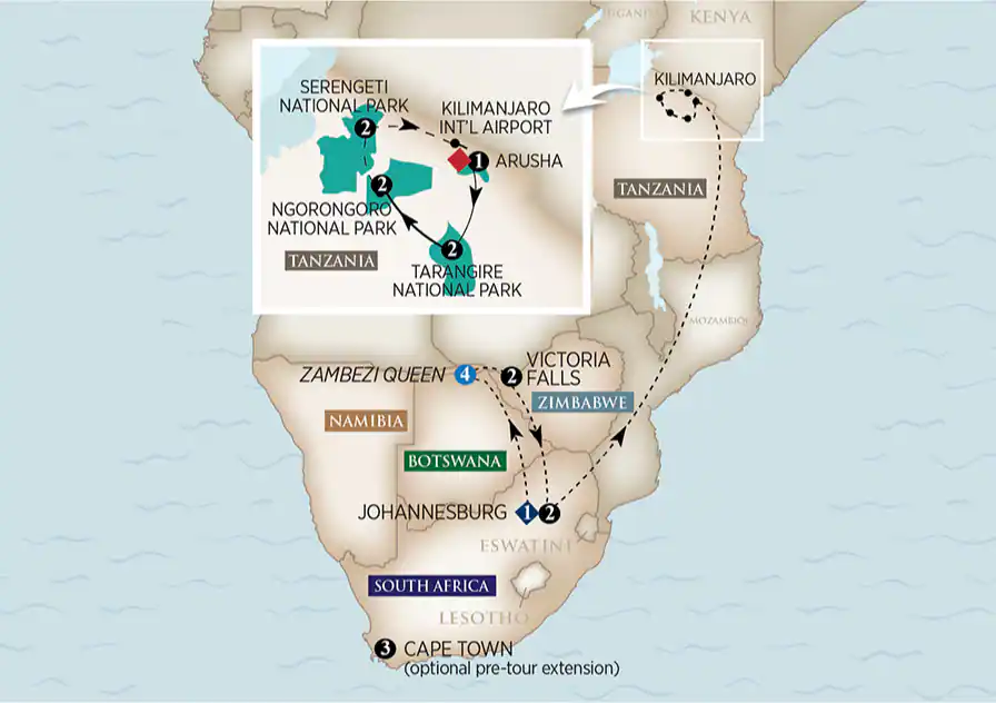 16 Day AmaWaterways River Cruise from Johannesburg to Windhoek 2027 - 