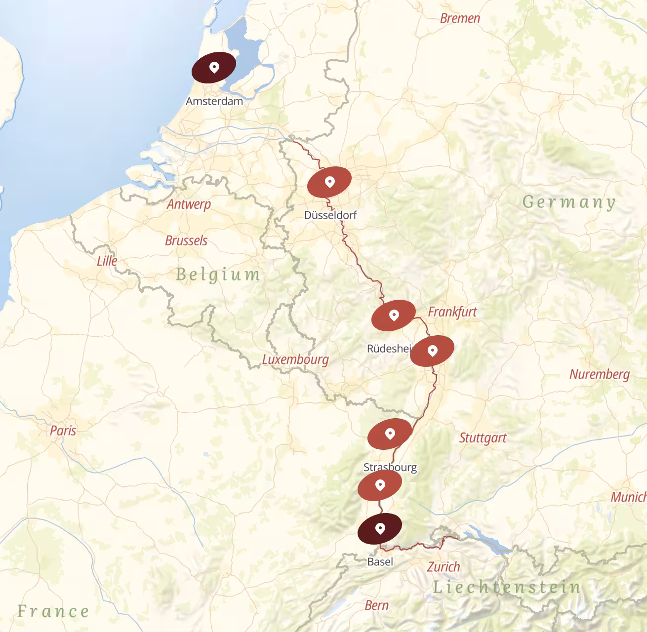 8 Day AmaWaterways River Cruise from Amsterdam to Basel 2026 - 