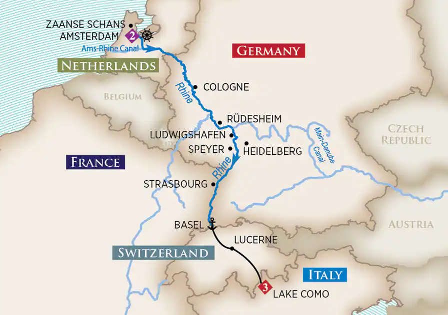 <span>8 Day AmaWaterways River Cruise from Amsterdam to Basel 2023</span>