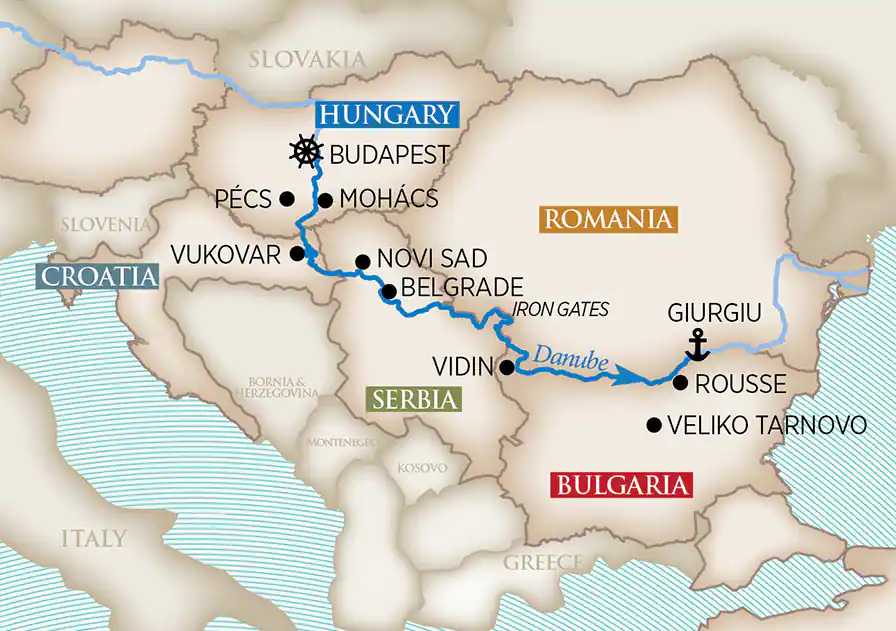 8 Day AmaWaterways River Cruise from Budapest to Giurgiu 2026 - 