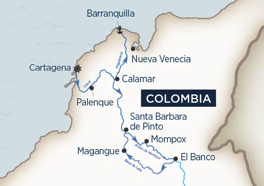 <span>8 Day AmaWaterways River Cruise from Cartagena to Barranquilla 2024</span>