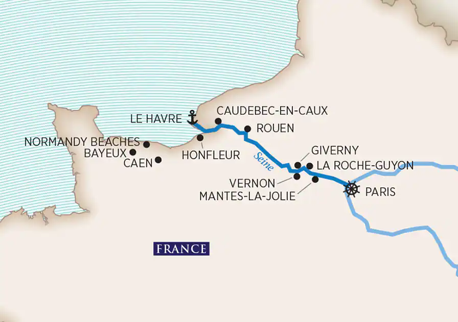 8 Day AmaWaterways River Cruise from Le Havre to Paris 2026 - 