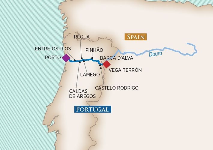 8 Day AmaWaterways River Cruise from Vega de Terrón to Porto 2022