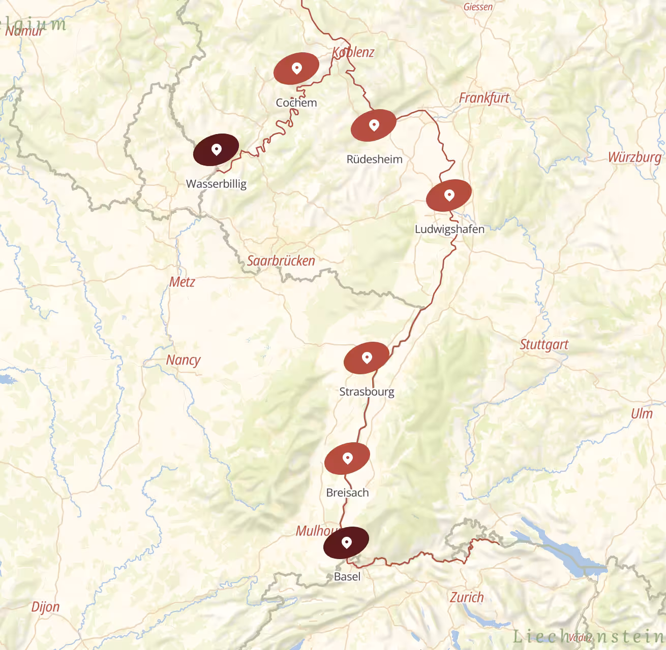 8 Day AmaWaterways River Cruise from Wasserbillig to Basel 2027 - 