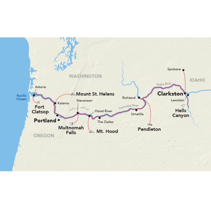 <span>11 Day American Cruise Lines River Cruise from Clarkston to Hayden Island 2024</span>