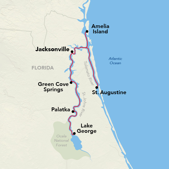 <span>8 Day American Cruise Lines River Cruise from Jacksonville to Jacksonville 2025</span>