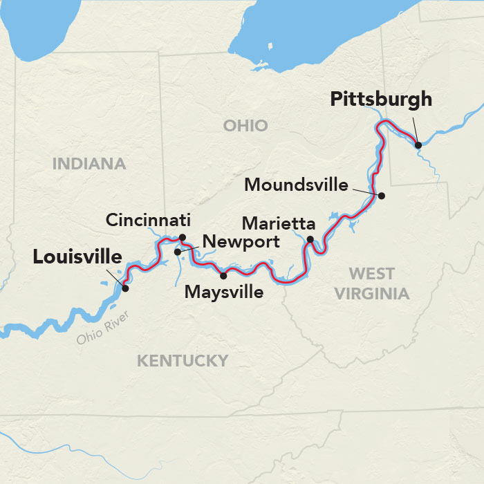 8 Day American Cruise Lines River Cruise from Louisville to Pittsburgh 2027 - 