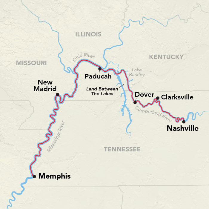 <span>8 Day American Cruise Lines River Cruise from Memphis to Nashville 2024</span>