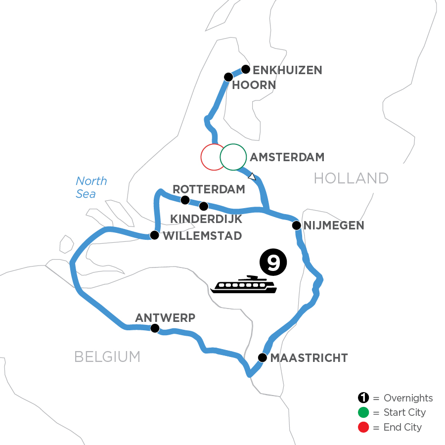 10 Day Avalon Waterways River Cruise from Amsterdam to Amsterdam 2025 - WDD