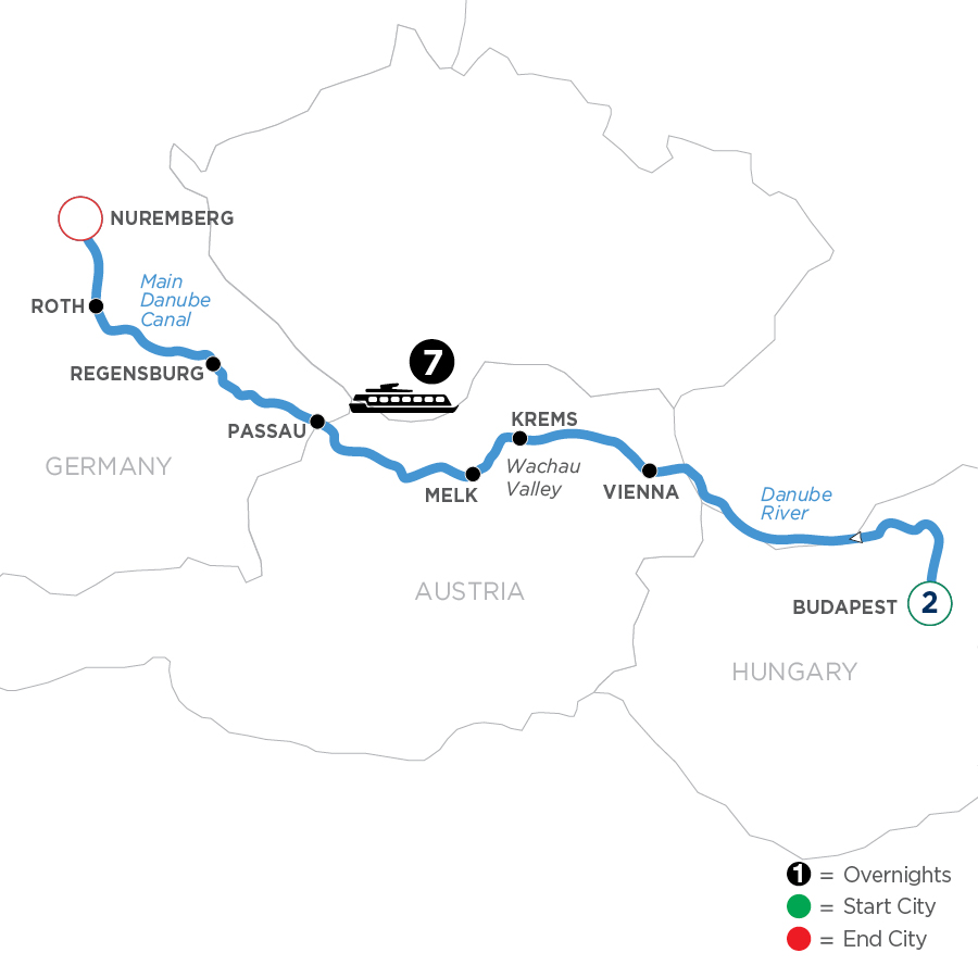 10 Day Avalon Waterways River Cruise from Budapest to Nuremberg 2027 - WBNQ