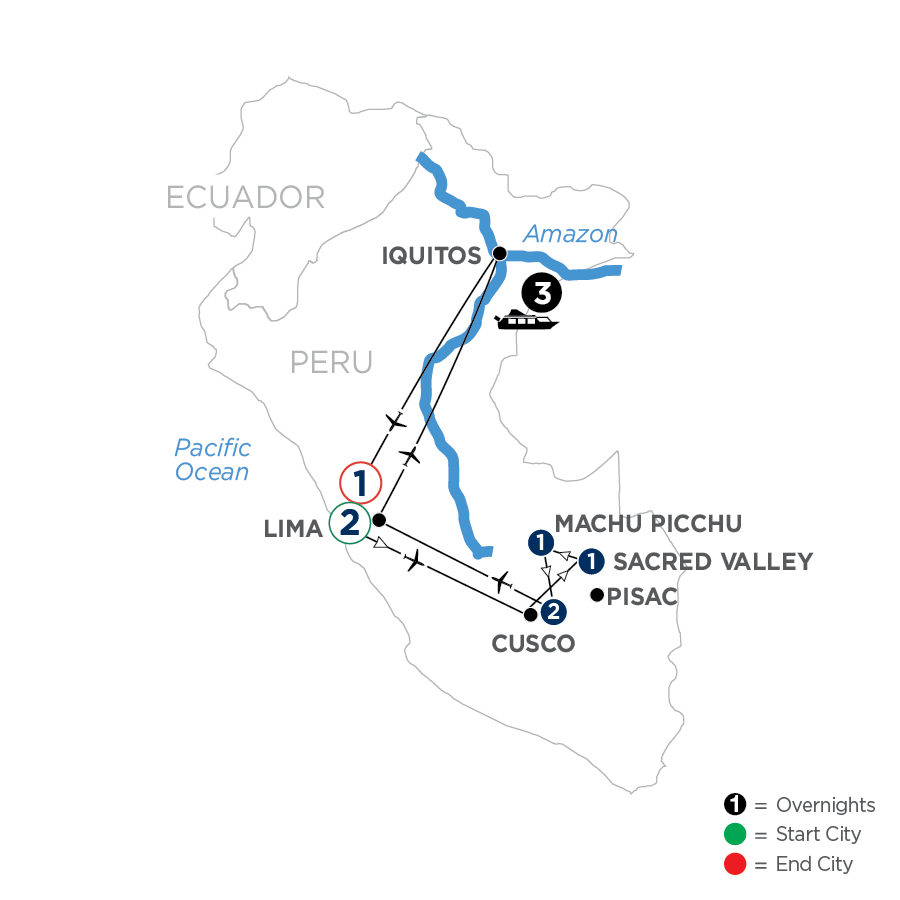 11 Day Avalon Waterways River Cruise from Lima to Lima 2028 - WAM