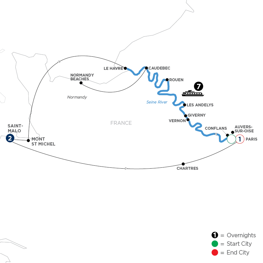 11 Day Avalon Waterways River Cruise from Paris to Paris 2026 - WPHE