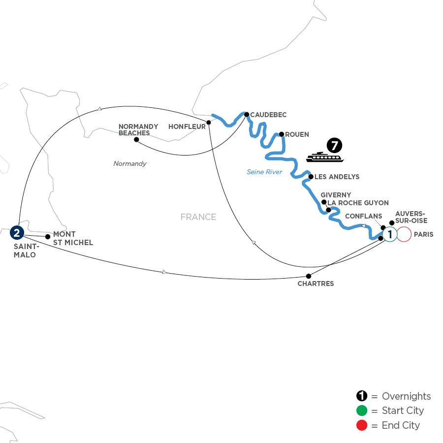 11 Day Avalon Waterways River Cruise from Paris to Paris 2027 - WPHQ