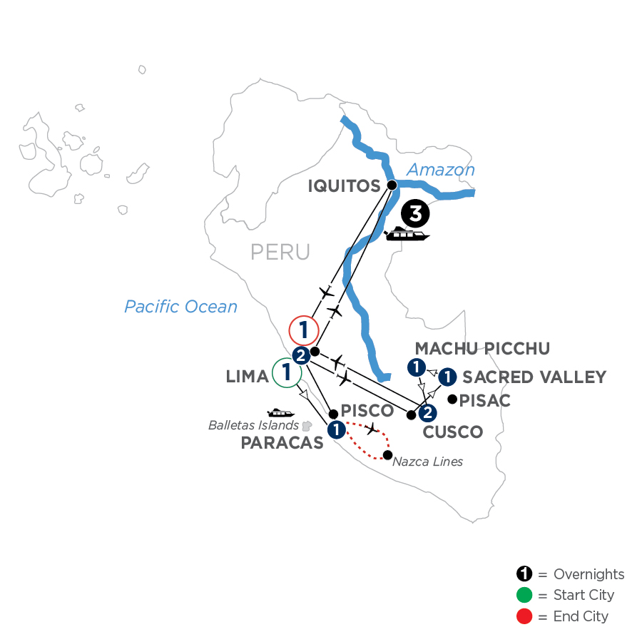 13 Day Avalon Waterways River Cruise from Lima to Lima 2024 - WAMQ