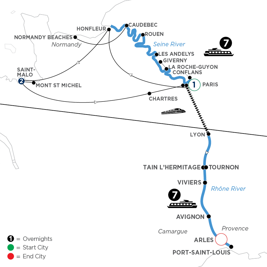 18 Day Avalon Waterways River Cruise from Paris to Arles 2027 - WHLQ