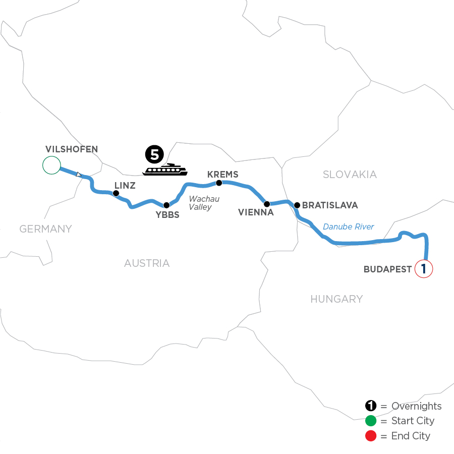 7 Day Avalon Waterways River Cruise from Vilshofen to Budapest 2027 - WPBE