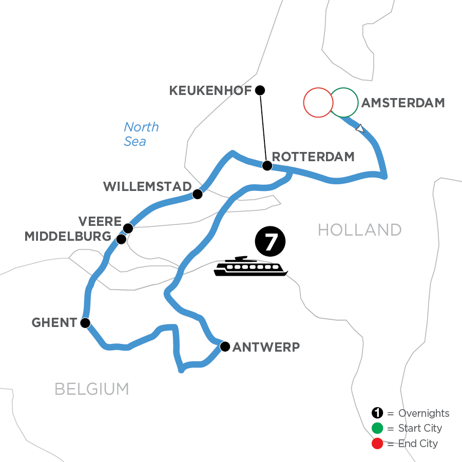 8 Day Avalon Waterways River Cruise from Amsterdam to Amsterdam 2025 - WAA