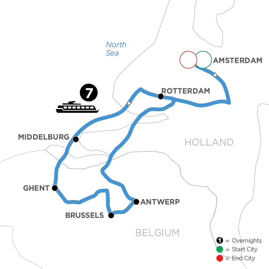 8 Day Avalon Waterways River Cruise from Amsterdam to Amsterdam 2025 - WAD