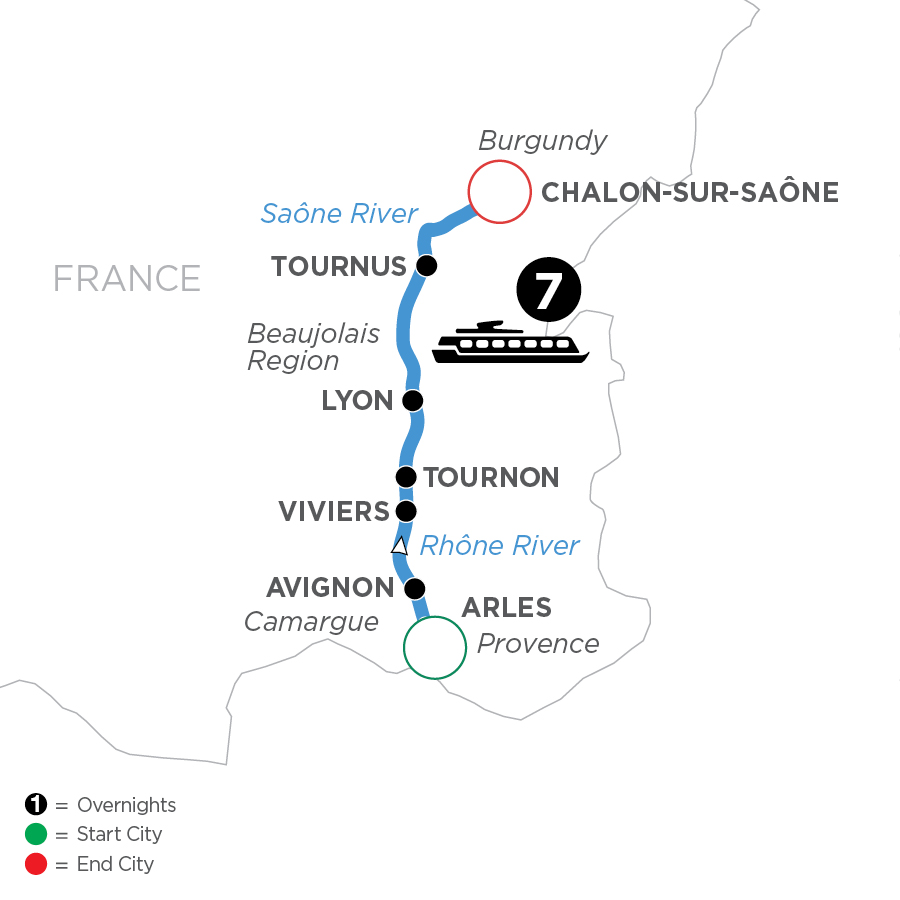 8 Day Avalon Waterways River Cruise from Arles to Chalon-sur-Saône 2027 - WLJ
