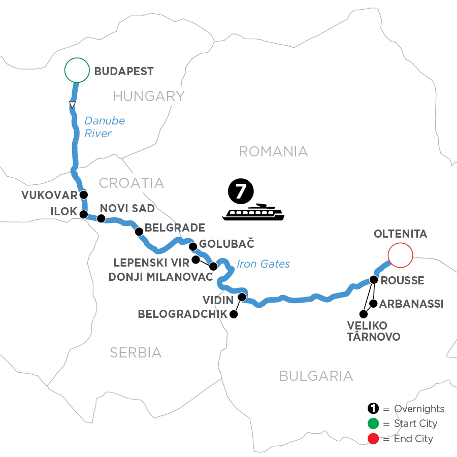 8 Day Avalon Waterways River Cruise from Budapest to Bucharest 2025 - WBO