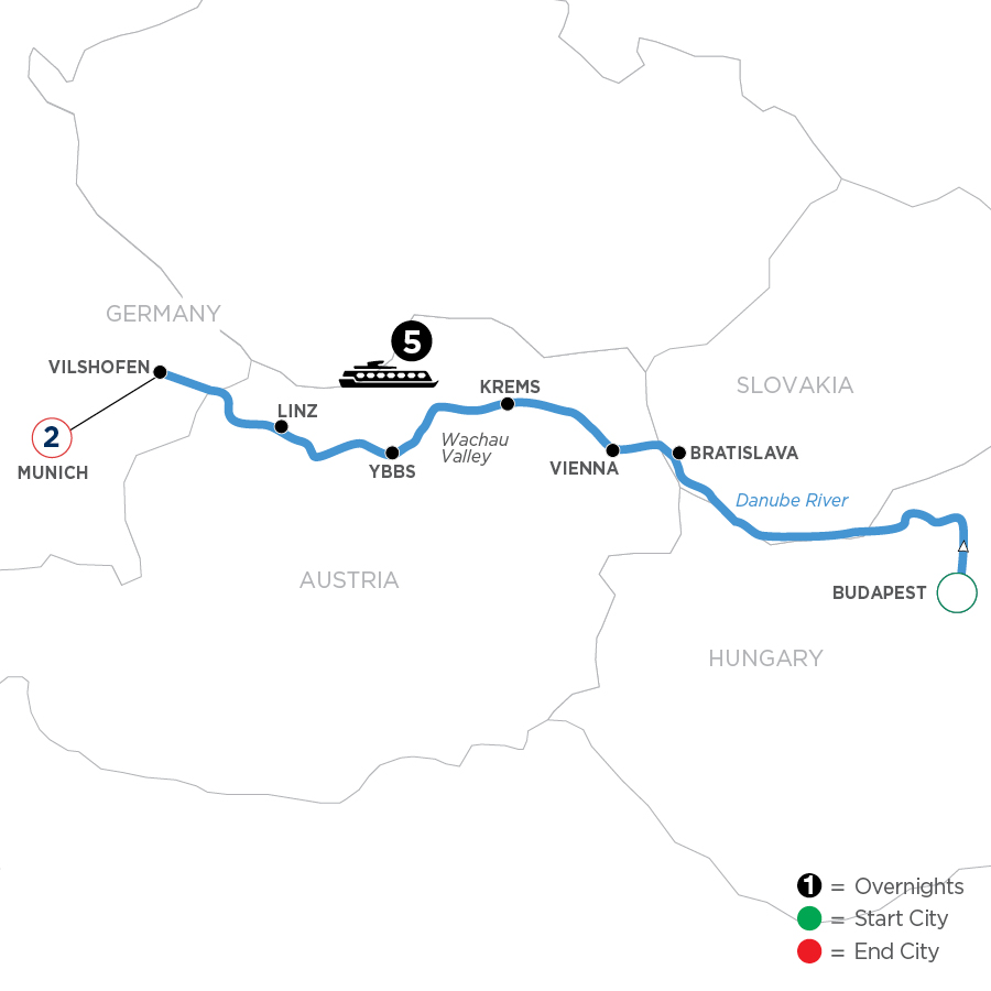 8 Day Avalon Waterways River Cruise from Budapest to Munich 2027 - WBPE