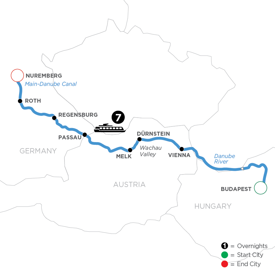 8 Day Avalon Waterways River Cruise from Budapest to Nuremberg 2024 - WBN