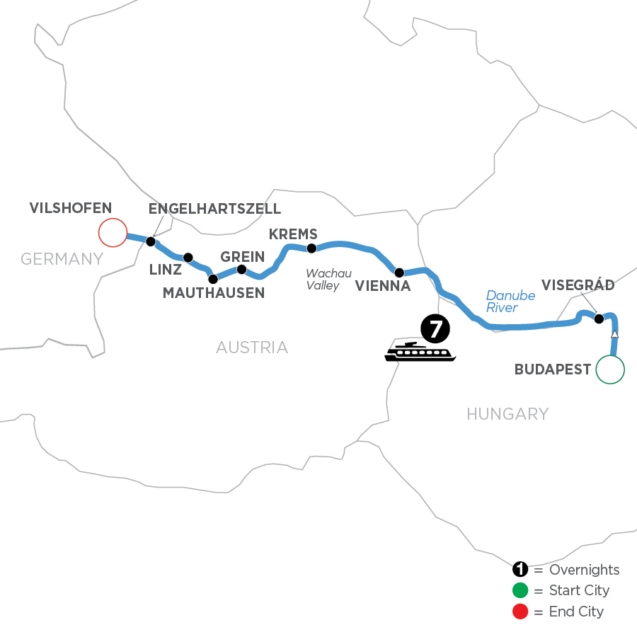 8 Day Avalon Waterways River Cruise from Budapest to Vilshofen 2025 - WBL