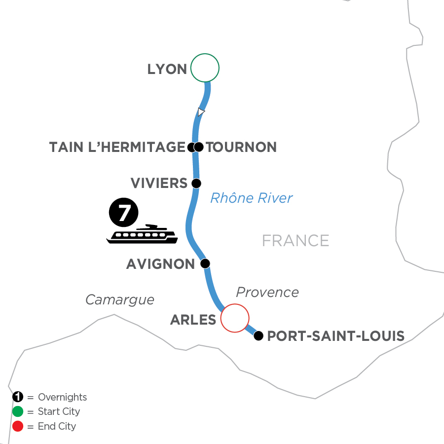 8 Day Avalon Waterways River Cruise from Lyon to Arles 2025 - WYL