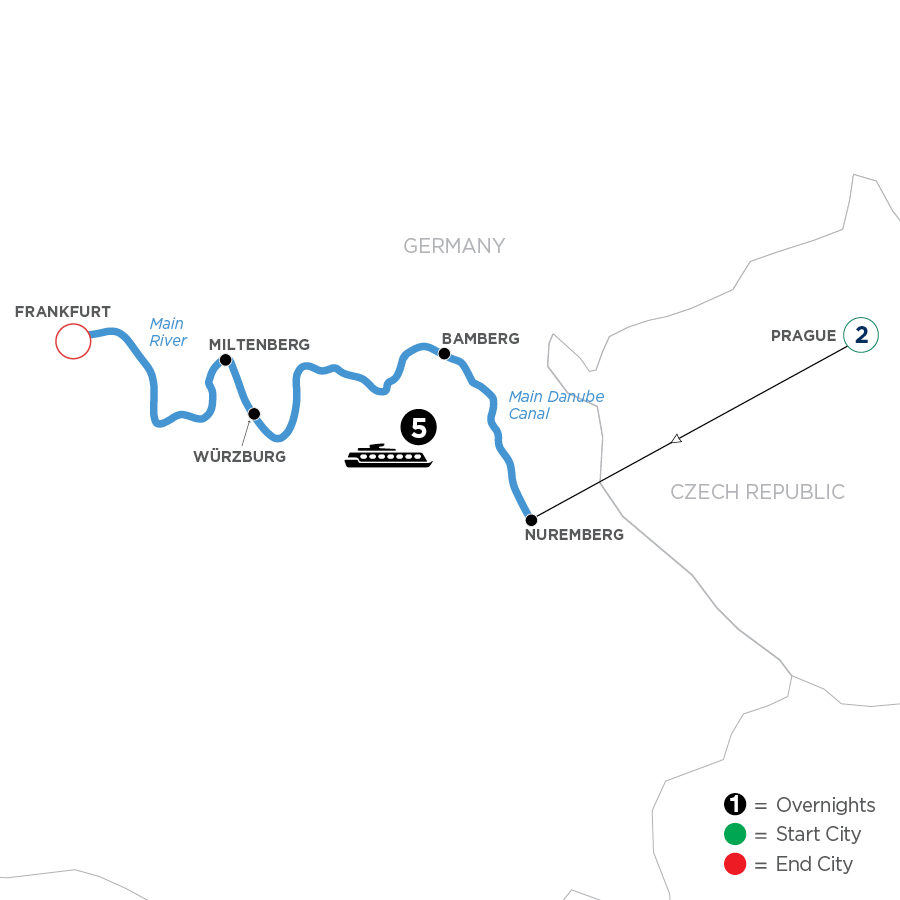 8 Day Avalon Waterways River Cruise from Prague to Frankfurt 2027 - WNFQ