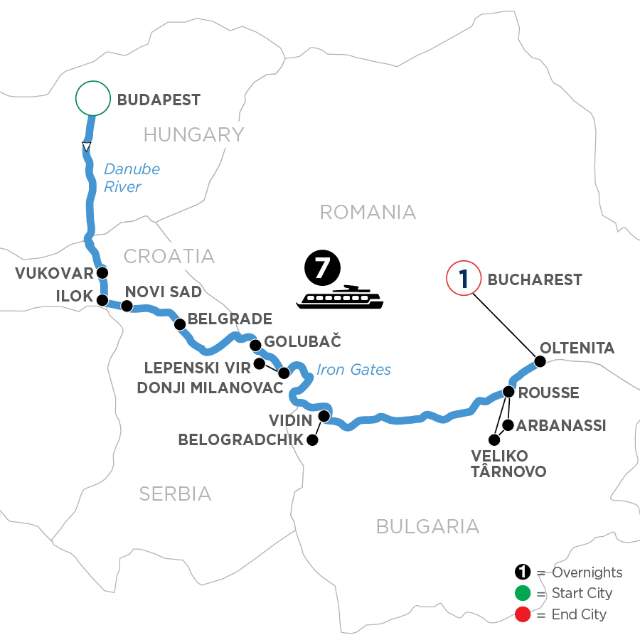 9 Day Avalon Waterways River Cruise from Budapest to Bucharest 2025 - WBOB