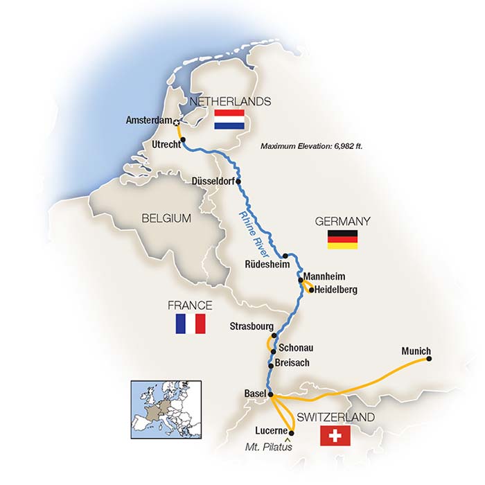 10 Day Tauck River Cruise from Amsterdam to Munich 2025 - 