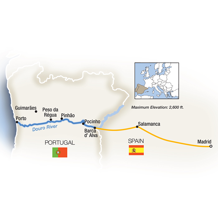 10 Day Tauck River Cruise from Madrid to Porto 2025 - 