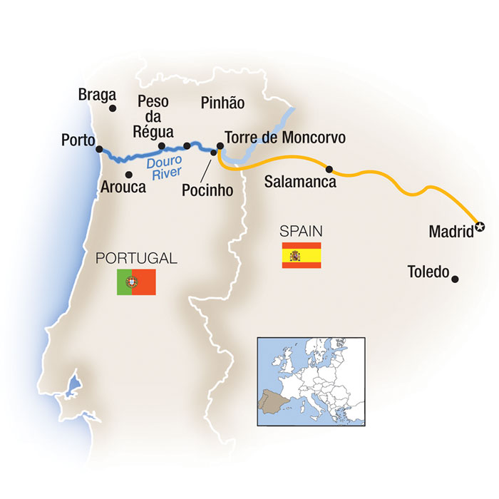 11 Day Tauck River Cruise from Madrid to Porto 2027 - 