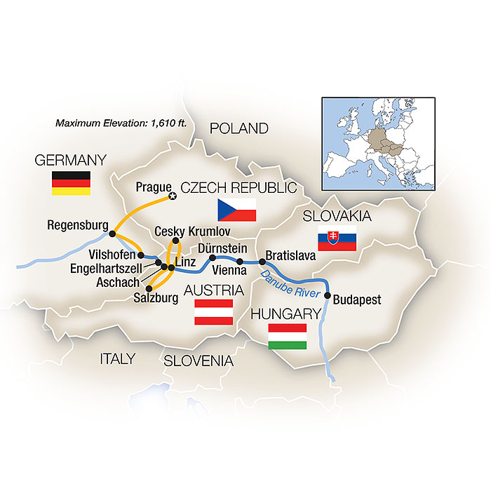 <span>12 Day Tauck River Cruise from Budapest to Prague 2024</span><span>(rdy2024)</span>