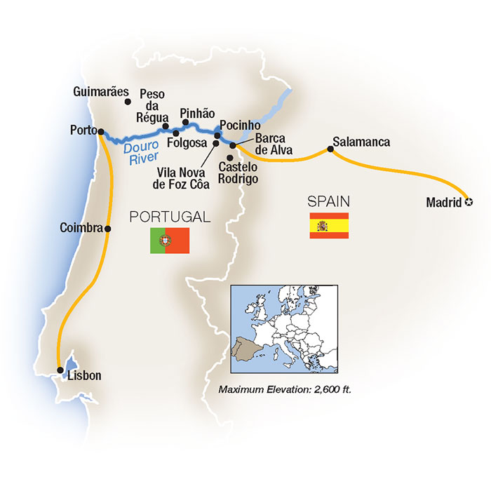 <span>12 Day Tauck River Cruise from Lisbon to Madrid 2023</span><span>(qie2023)</span>