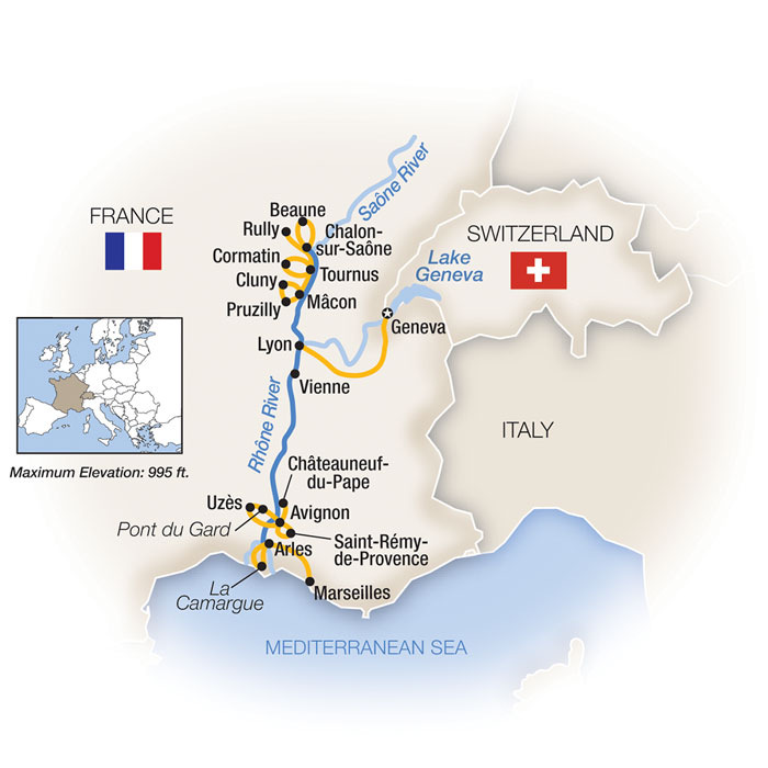 14 Day Tauck River Cruise from Geneva to Marseille 2027 - 
