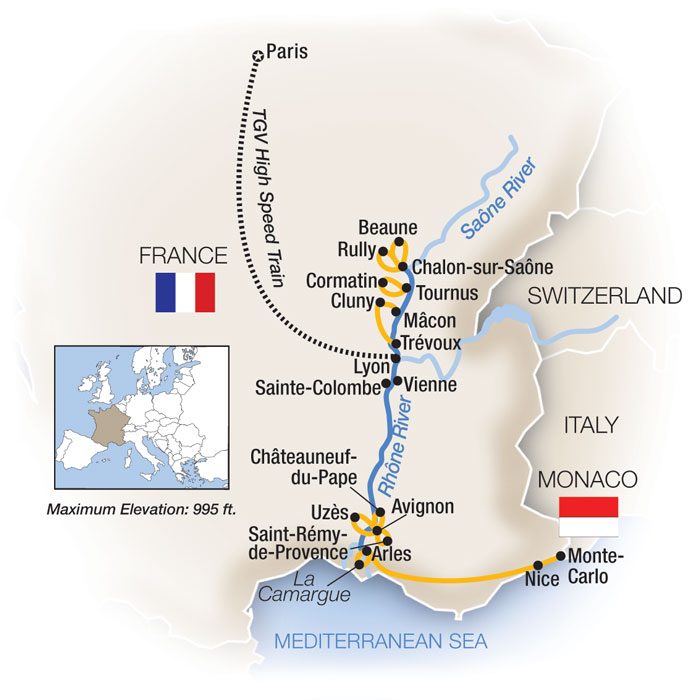 14 Day Tauck River Cruise from Paris to Nice 2026 - 