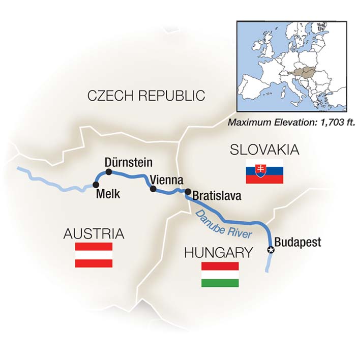 6 Day Tauck River Cruise from Budapest to Vienna 2027 - 
