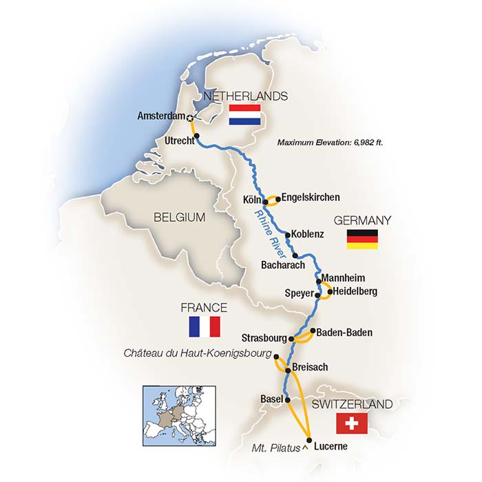 <span>8 Day Tauck River Cruise from Amsterdam to Basel 2024</span><span>(riy2024)</span>