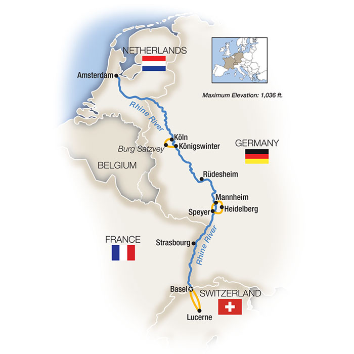 <span>8 Day Tauck River Cruise from Amsterdam to Basel 2024</span><span>(ziy2024)</span>