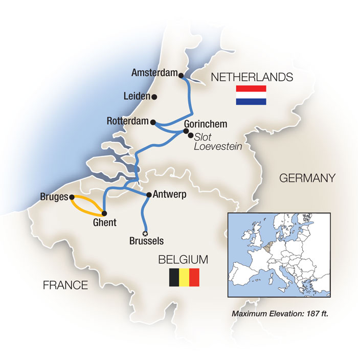 <span>8 Day Tauck River Cruise from Amsterdam to Brussels 2024</span><span>(qhs2024)</span>