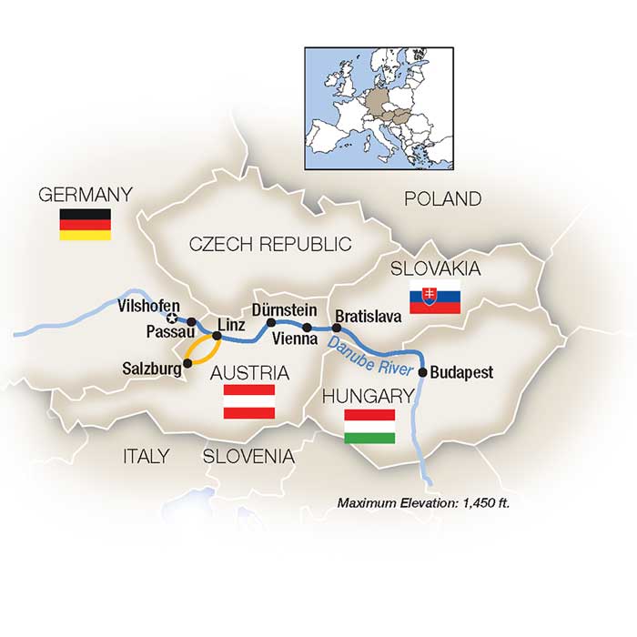 8 Day Tauck River Cruise from Munich to Budapest 2027 - 