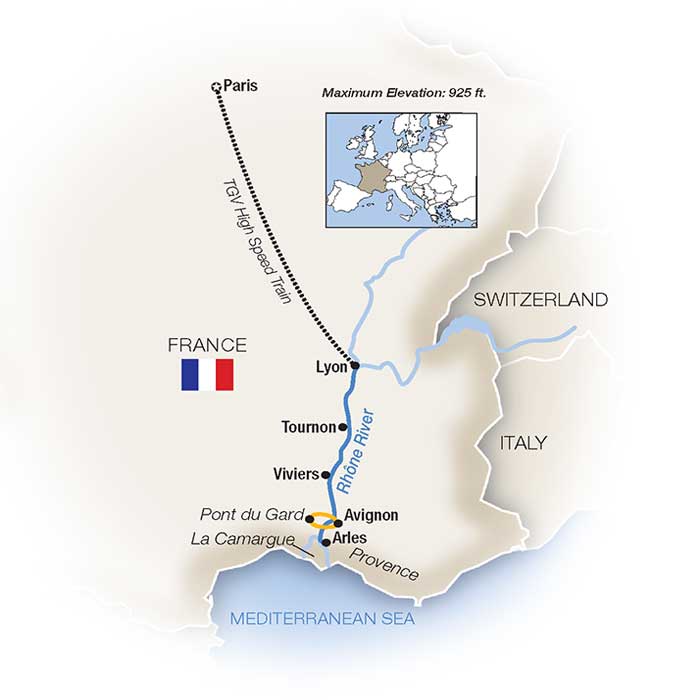 8 Day Tauck River Cruise from Paris to Lyon 2025 - 