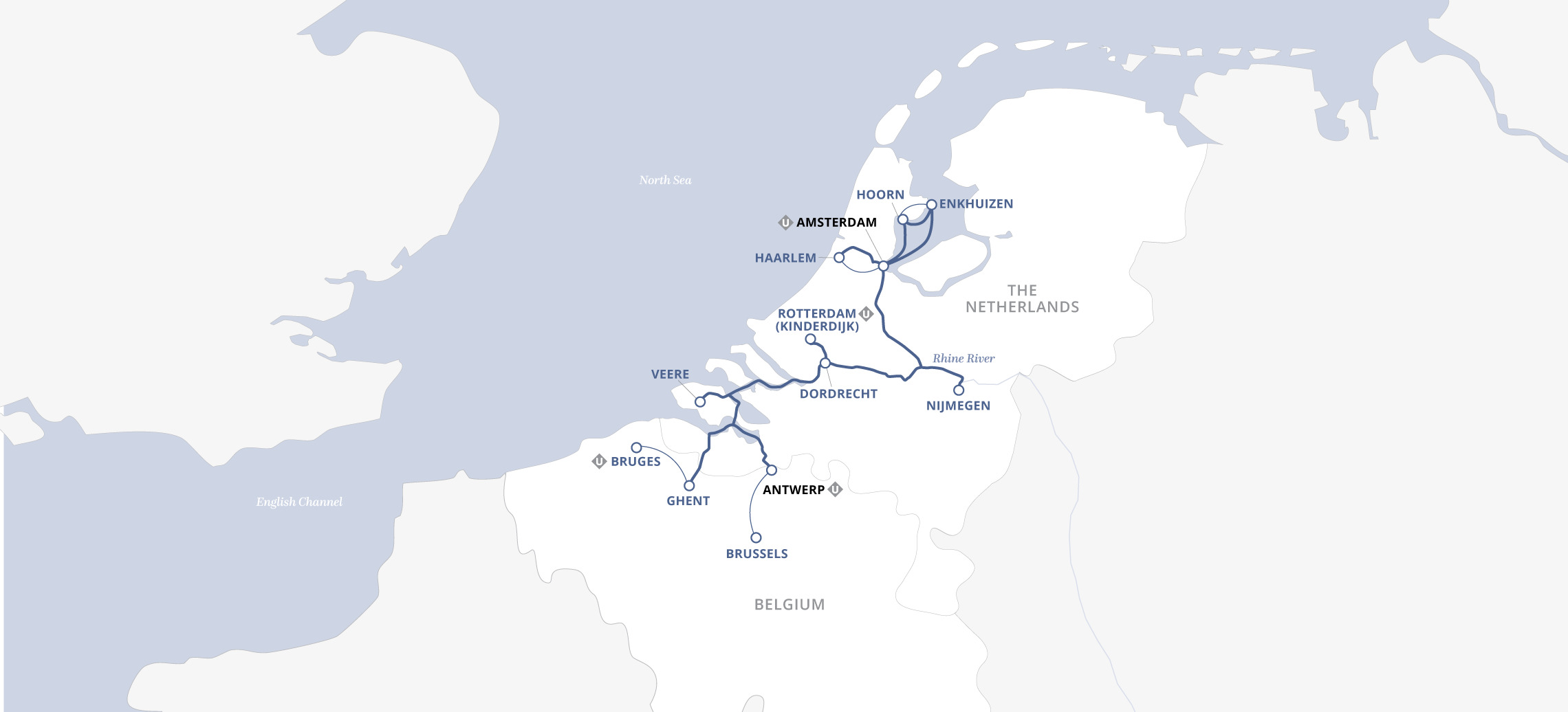 10 Day Uniworld River Cruise from Amsterdam to Antwerp 2025 - 