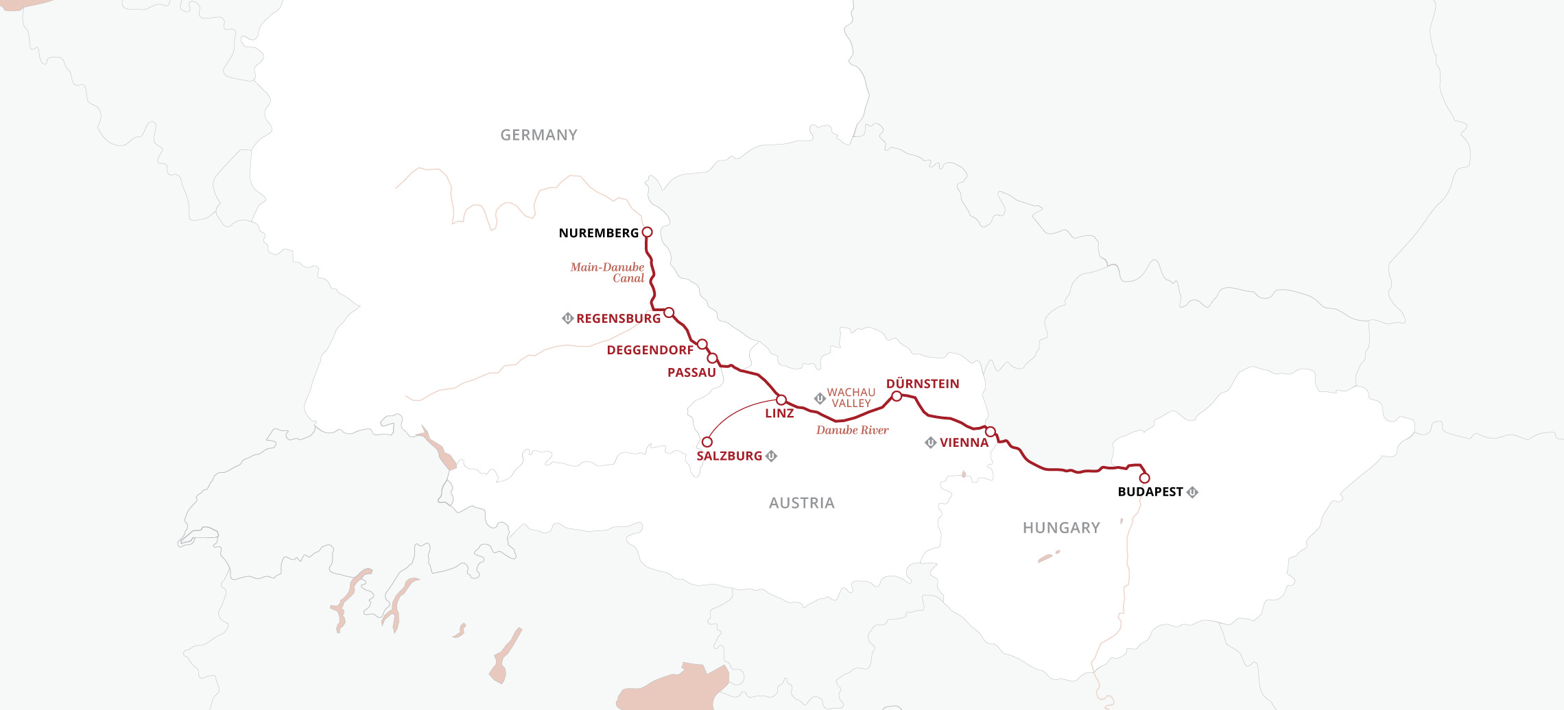 <span>13 Day Uniworld River Cruise from Nuremberg to Budapest 2024</span>