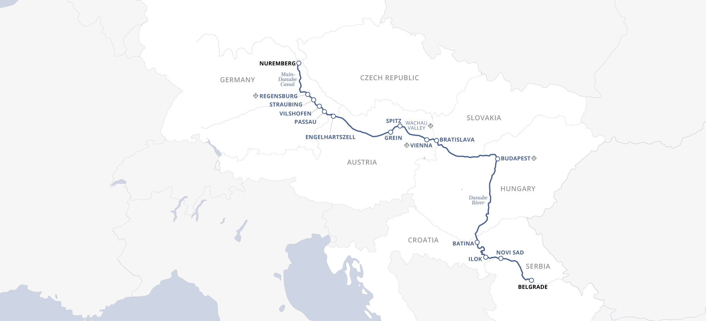 15 Day Uniworld River Cruise from Belgrade to Nuremberg 2026 - 