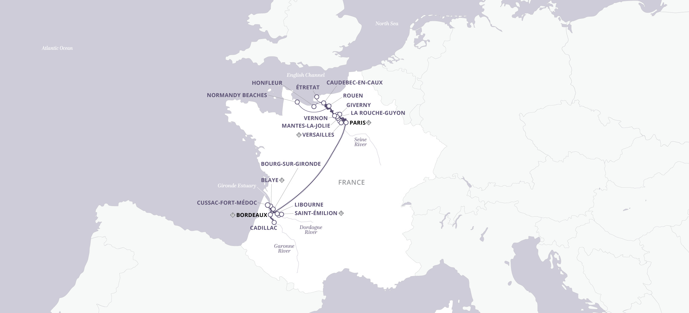 <span>15 Day Uniworld River Cruise from Bordeaux to Paris 2025</span>