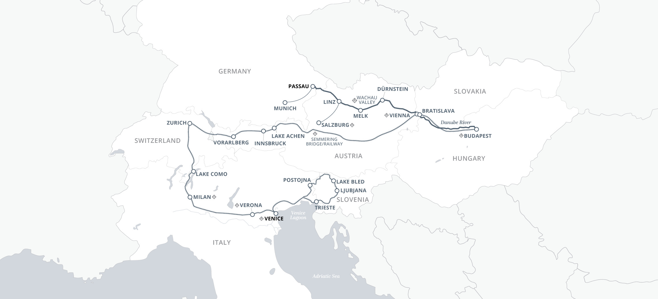 15 Day Uniworld River Cruise from Passau to Venice 2025 - 